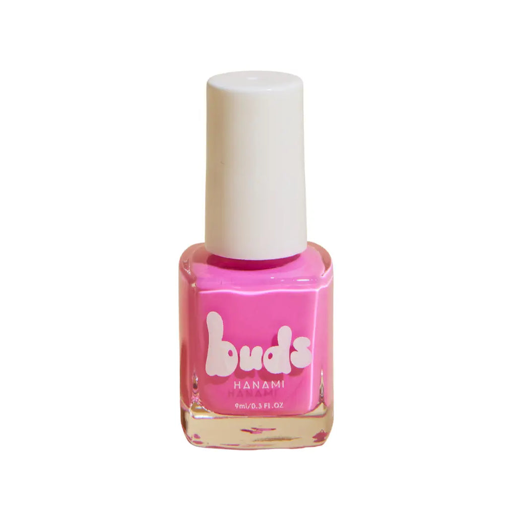 Hanami Buds Nail Polish for Kids in Pink (Fairyfloss). Plant Based formula, Quick Drying and Australian Made.