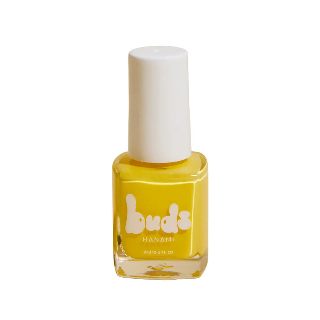 Hanami Buds Nail Polish for Kids in Yellow (Sunny). Plant Based formula, Quick Drying and Australian Made.
