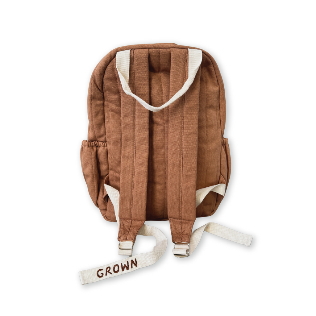 Grown | Everyday Backpack - Brown | Toddler Backpacks – Hello Buttercup