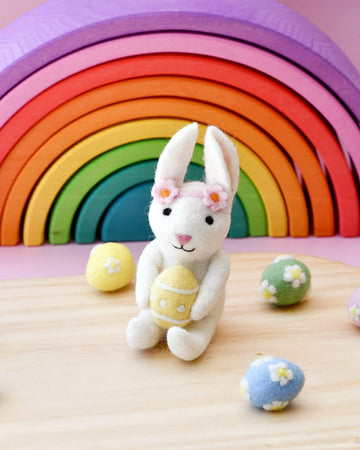 Tara Treasures | Felt Rabbit with Easter Egg | Easter Felt – Hello ...