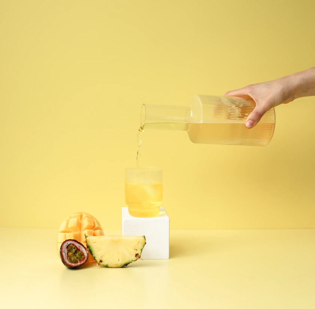 Hydramama Tropical Hydration Electrolyte Drink for Pregnancy & Postpartum - Pouring Drink