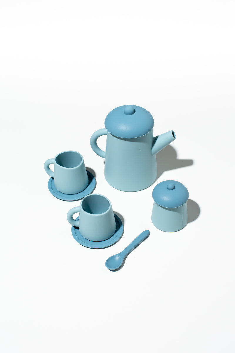 Little Drop | Tea Time Set - Blue | Kids Kitchen Toys – Hello Buttercup
