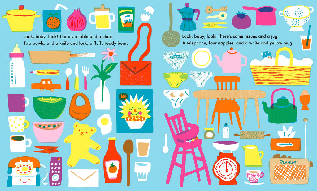 Look Baby Look at Home (Board Book Inside Pages Kitchen) by Louise Lockhart 