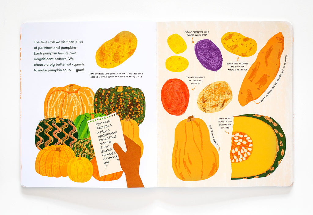 Market Food Childrens Hardcover Book