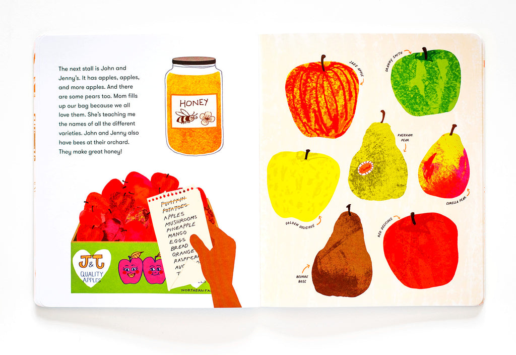 Market Food Childrens Hardcover Book
