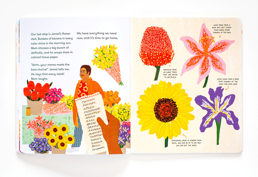 Market Food Childrens Hardcover Book