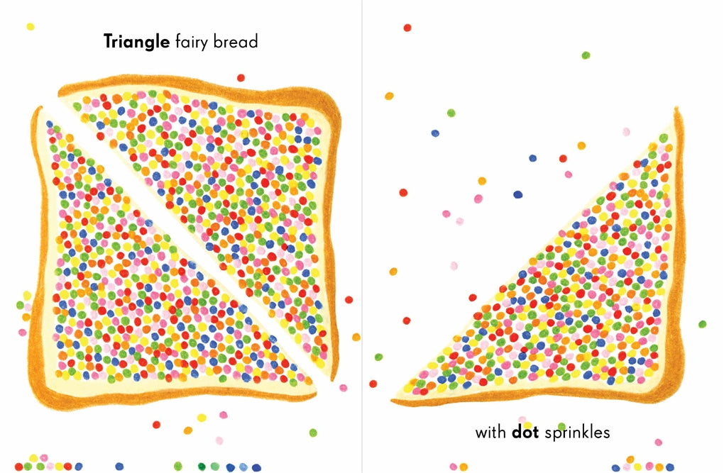 Colorful board book by Kat Macleod teaching shapes through a birthday party theme, featuring vibrant illustrations and sturdy pages for little hands. Perfect for ages 0+.