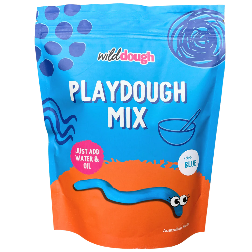 Wild Dough DIY Playdough Mix Packet (Blue)
