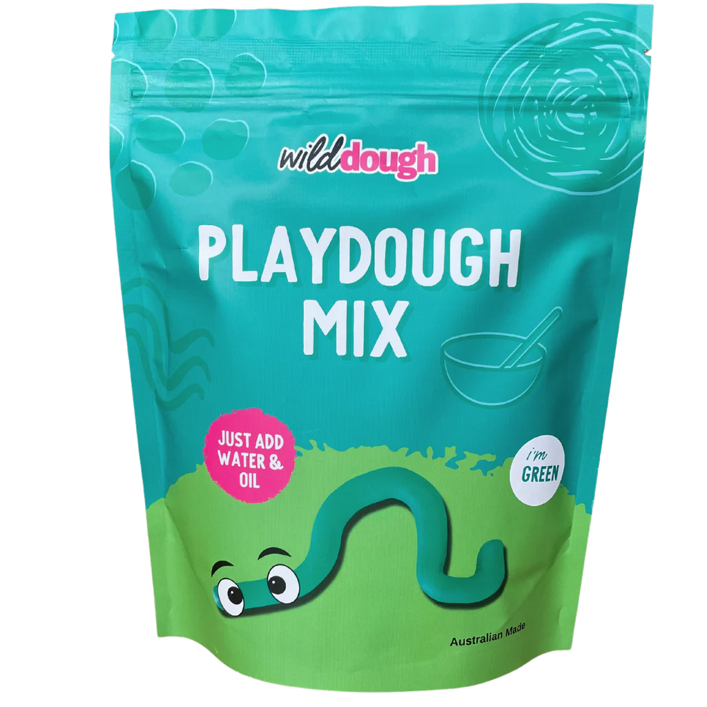 Wild Dough DIY Playdough Mix Packet (Green)