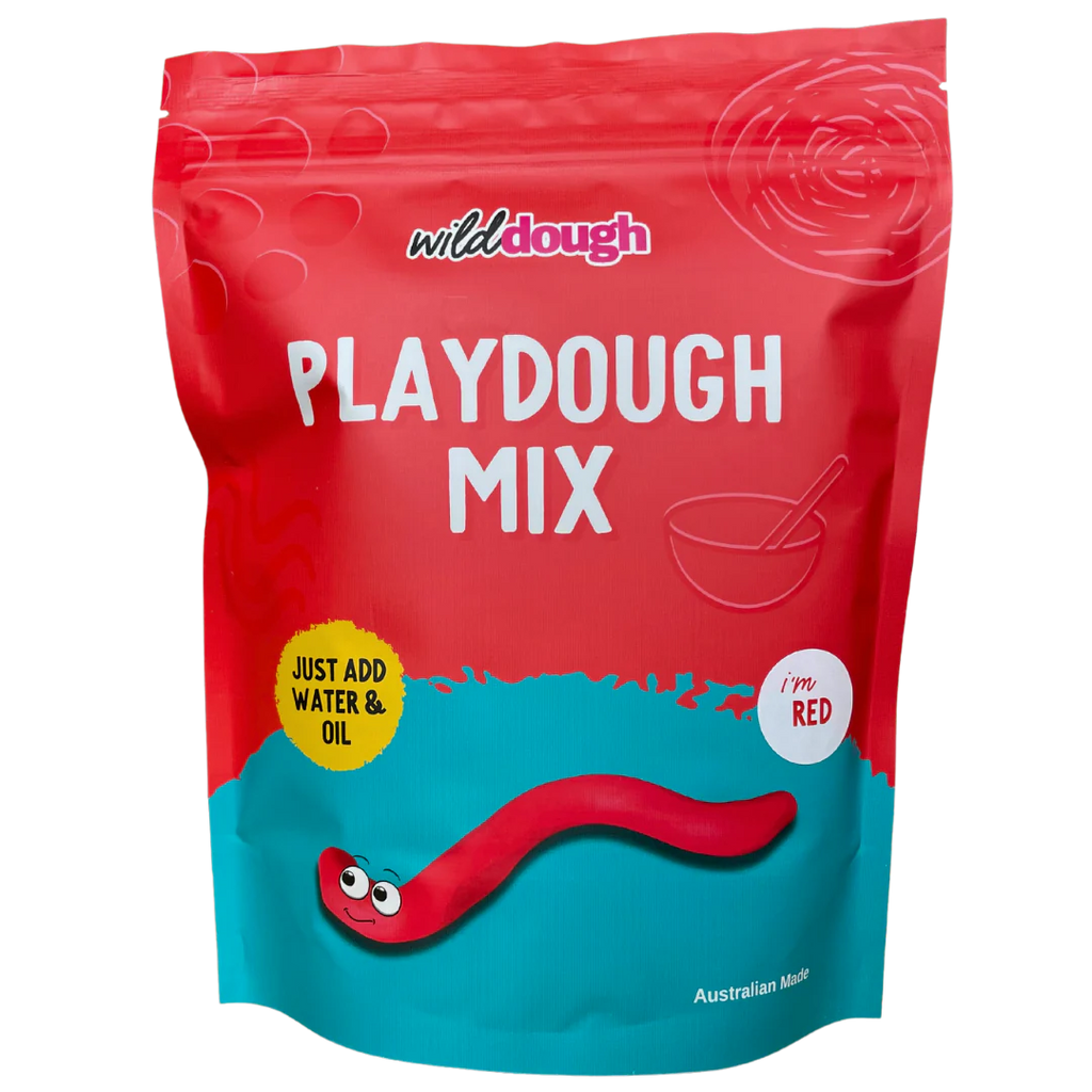 Wild Dough DIY Playdough Mix Packet (Red)