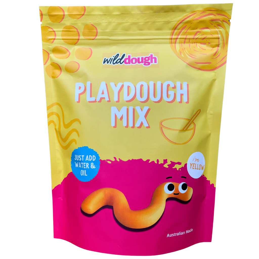 Wild Dough DIY Playdough Mix Packet (Yellow)